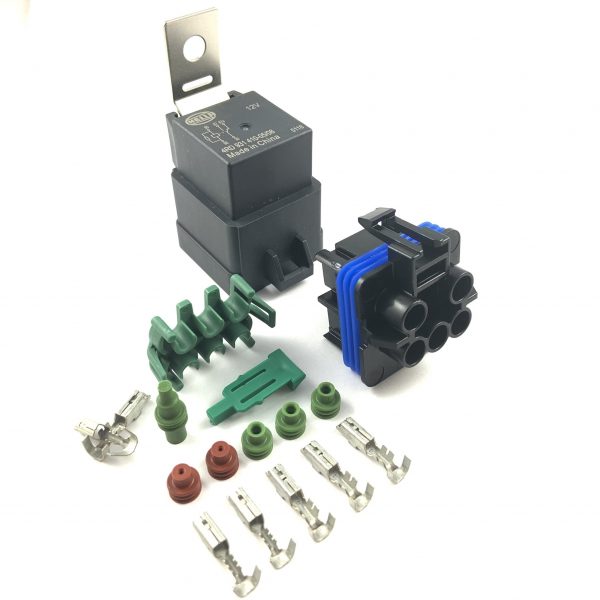 35Amp Sealed Relay w/ 5Pin Connector Kit WireTech